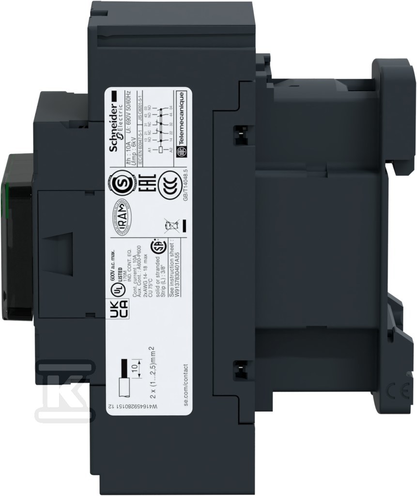 Допоміжний контактор, TeSys Deca, 3NO - CAD323BD